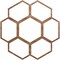 Ekena Millwork Florin Wood Fretwork Pierced Ceiling Medallion, Walnut, 16"OD x 5 5/8"ID x 3/8"T CMWP16X16X0375FOWA - alternate 1